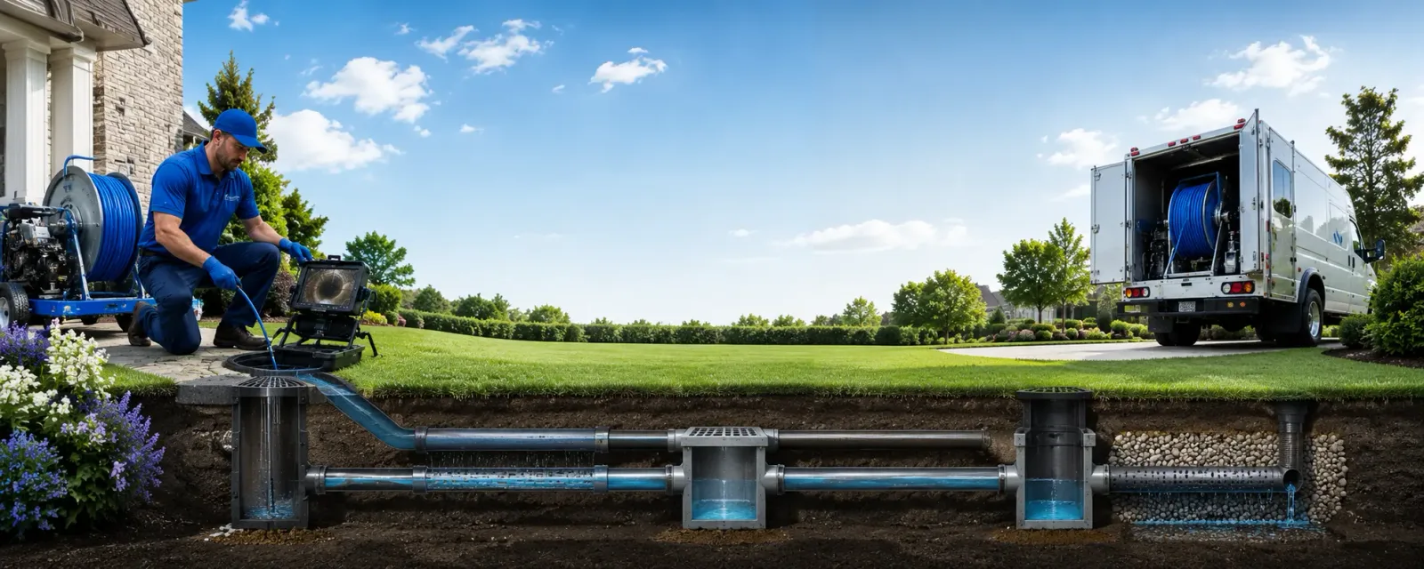 Outdoor drain cleaning information for Rockport, WV